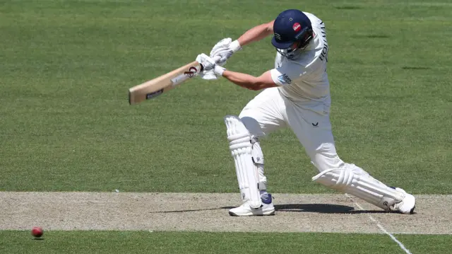 Luke Hollman batting