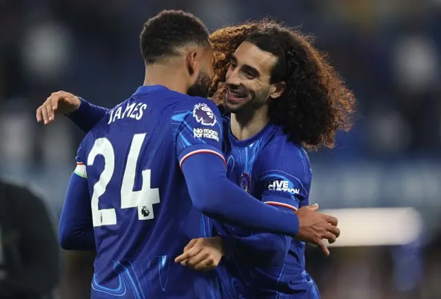 Marc Cucurella of Chelsea & Reece James of Chelsea celebrates