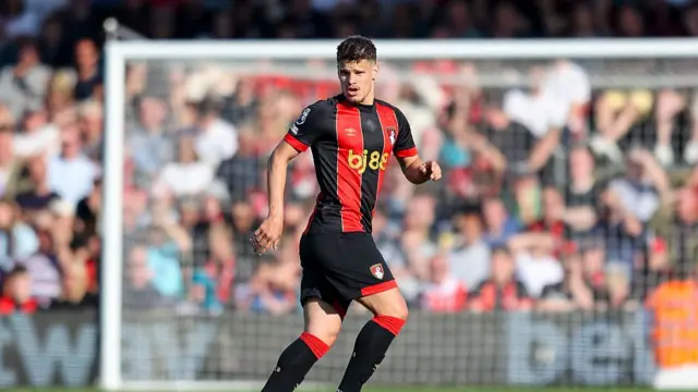 Kerkez in action for Bournemouth