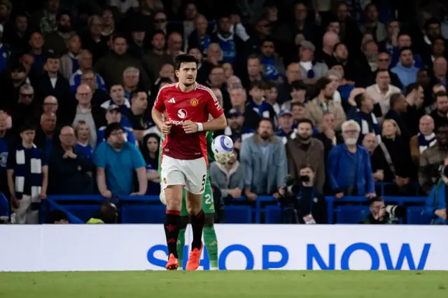 Harry Maguire of Manchester United in action