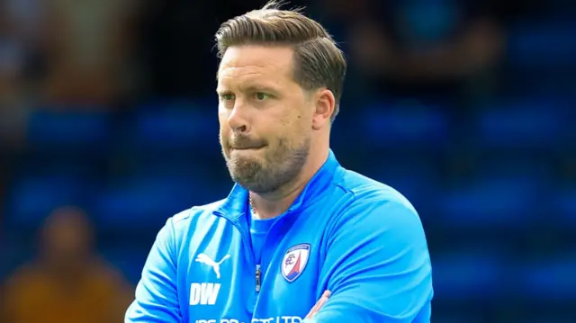 Chesterfield assistant-manager Danny Webb