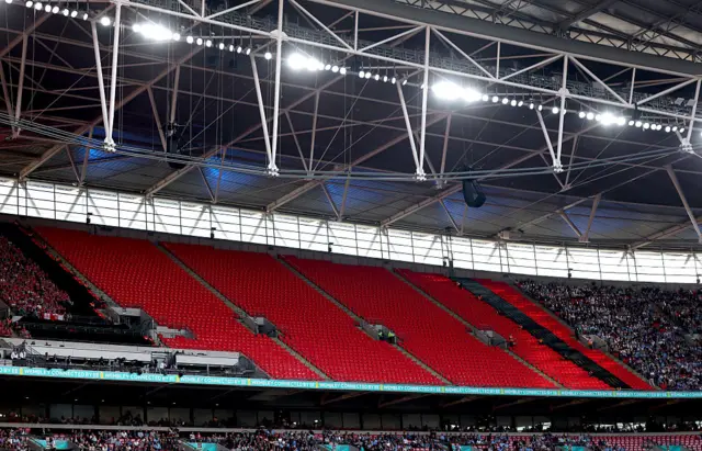 Wembley empty seats