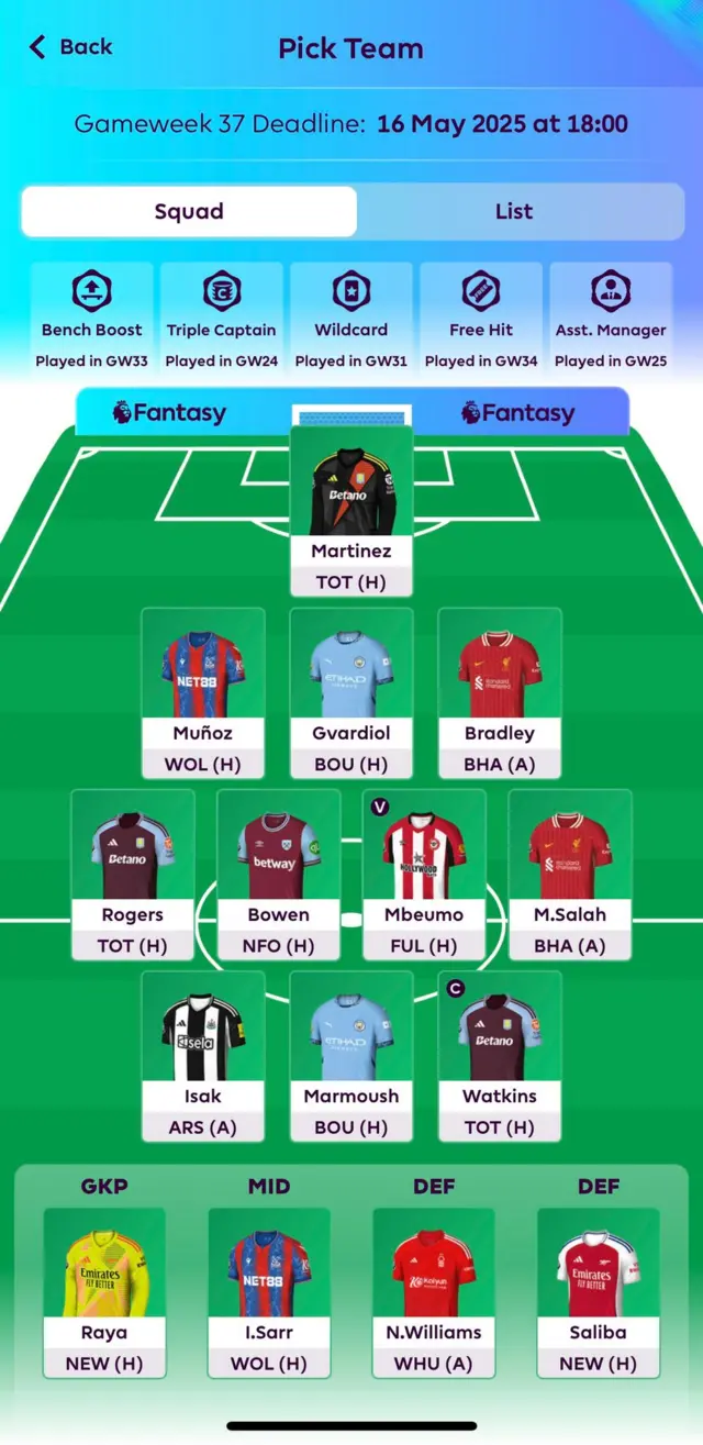 FPL team