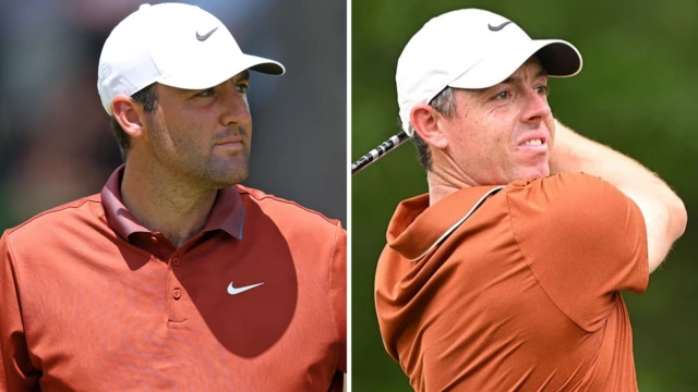 Scottie Scheffler and Rory McIlroy