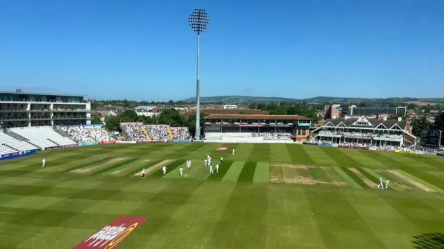 Somerset cricket ground at Taunton