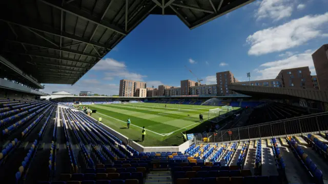 Plough Lane ahead of kick-off