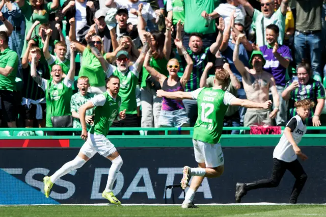 Martin Boyle celebrates