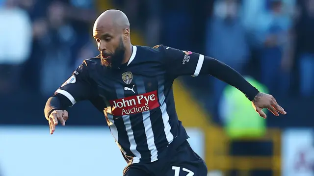 David McGoldrick in action in the first leg