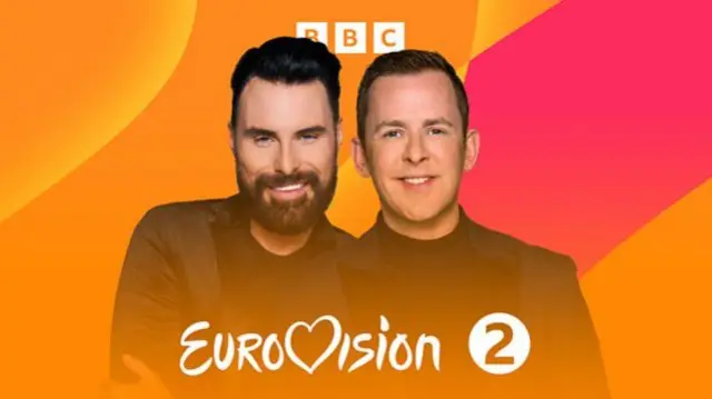Rylan Clark and Scott Mills