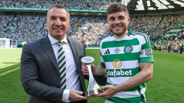 Brendan Rodgers and James Forrest
