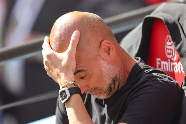 Head Coach Pep Guardiola of Manchester City