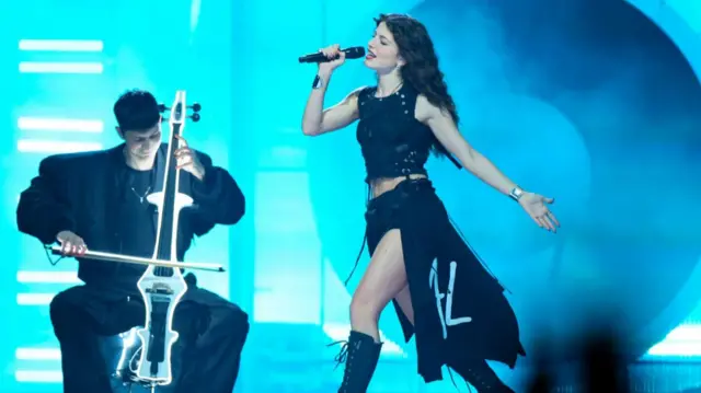 Abor & Tynna, representing Germany, perform Baller