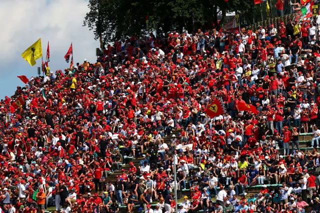 Fans at Imola.