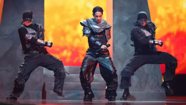 Kyle Alessandro, representing Norway, during the grand final