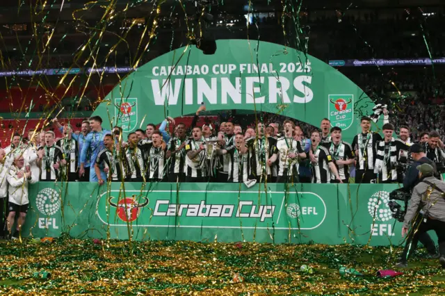 Newcastle win league cup