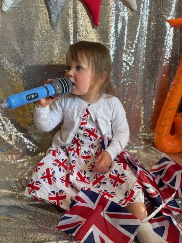 Emily singing Eurovision songs
