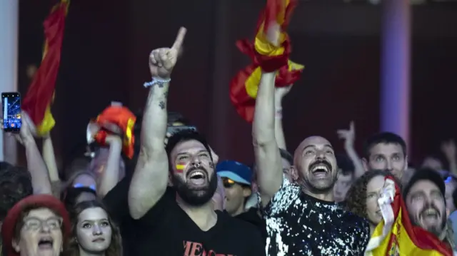 Fans in Eurovision Village