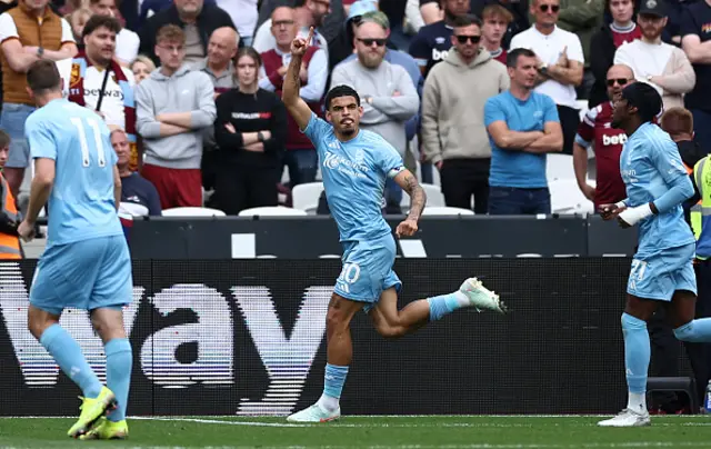 Morgan Gibbs-White celebrates