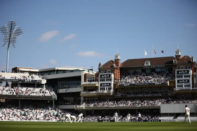 The Oval during Surrey v Yorkshire