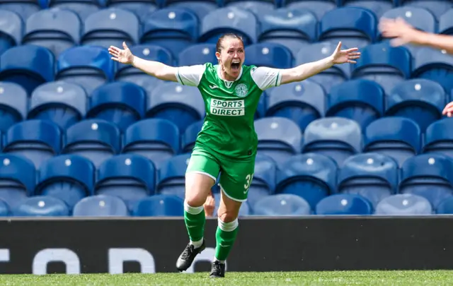 Linzi Taylor celebrates