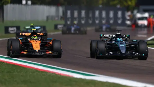 Lando Norris and George Russell
