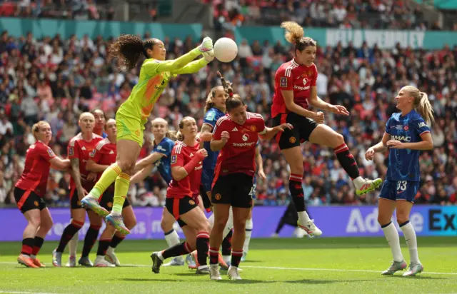 Manchester United's Phallon Tullis-Joyce in action