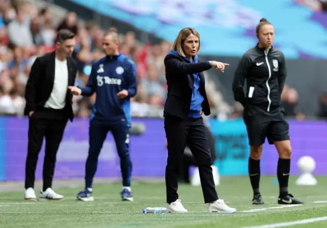Chelsea manager Sonia Bompastor