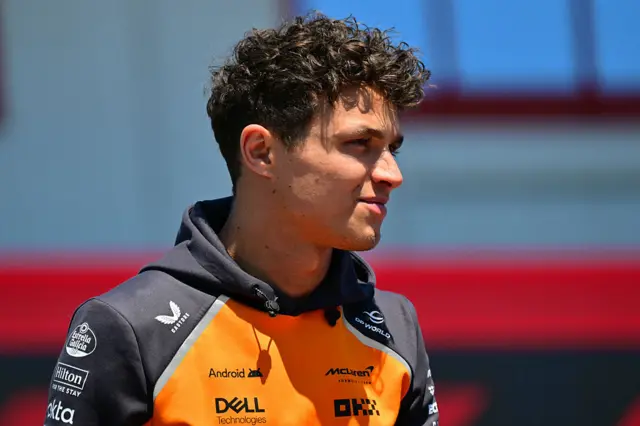 Lando Norris at Imola.