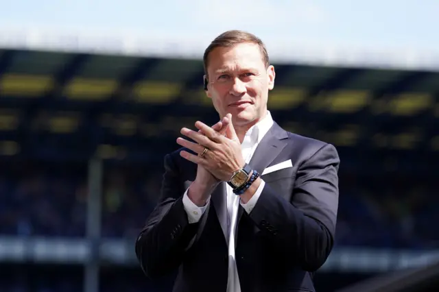 Former Everton player and interim manager Duncan Ferguson ahead of the Premier League match at Goodison Park, Liverpool.