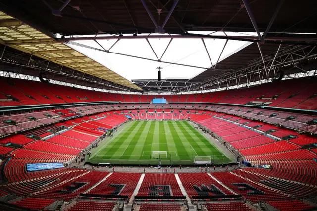 General view inside the stadium prior to The Adobe Women's FA Cup Final match between Chelsea and Manchester United