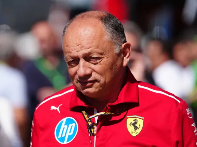 Fred Vasseur before free practice three at the Emilia Romagna Grand Prix