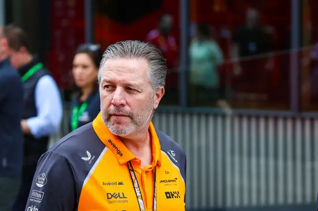 Zak Brown at Imola