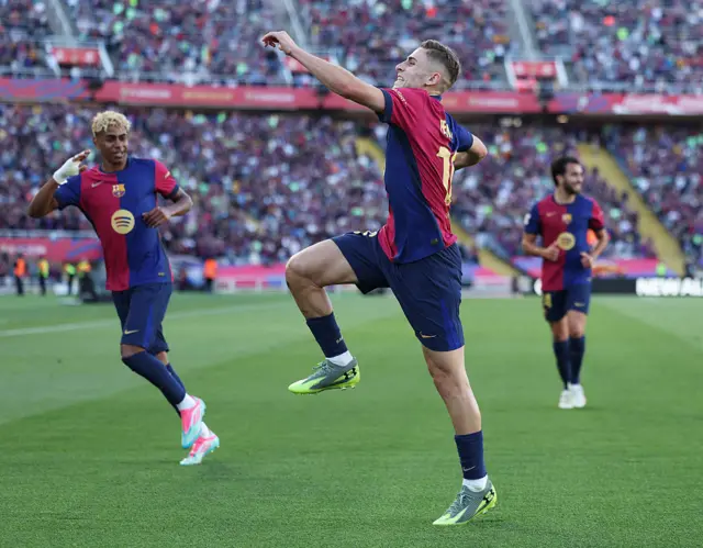 Fermin Lopez celebrates