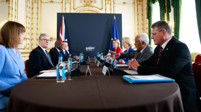 UK-EU summit at Lancaster House in London