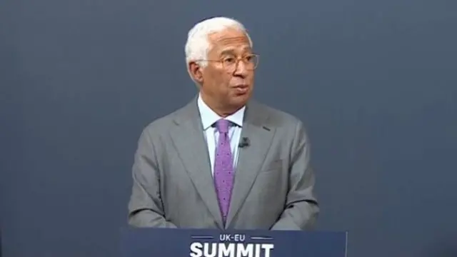 European Council president Antonio Costa