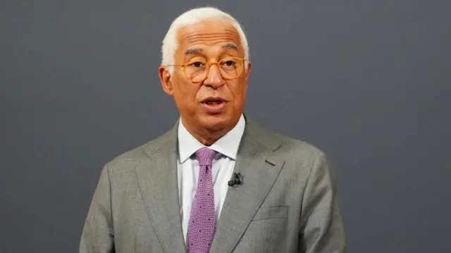 European Council President Antonio Costa