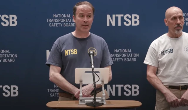 Young speaking at the news conference