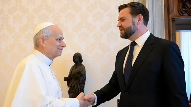 Pope Leo XIV and JD Vance