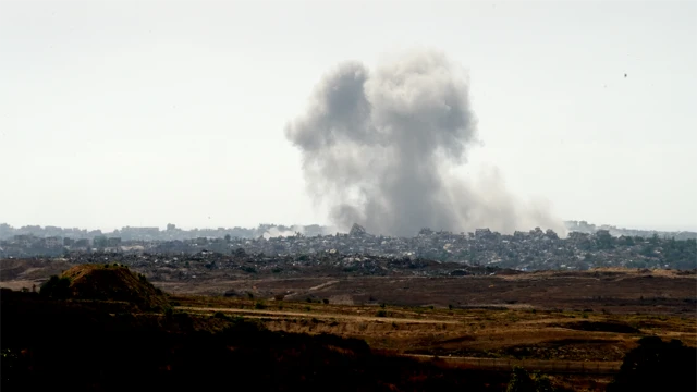Military activity in northern Gaza