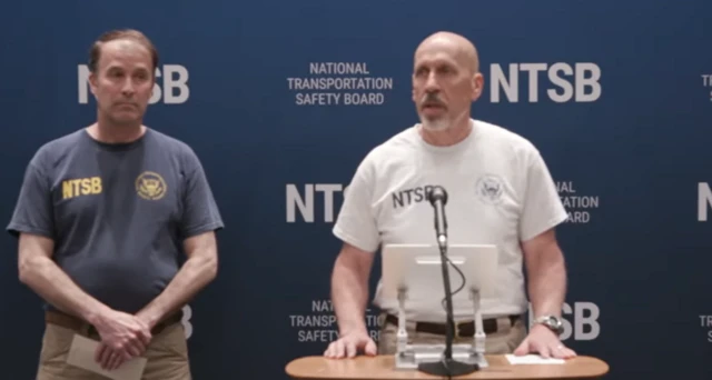 NTSB officials