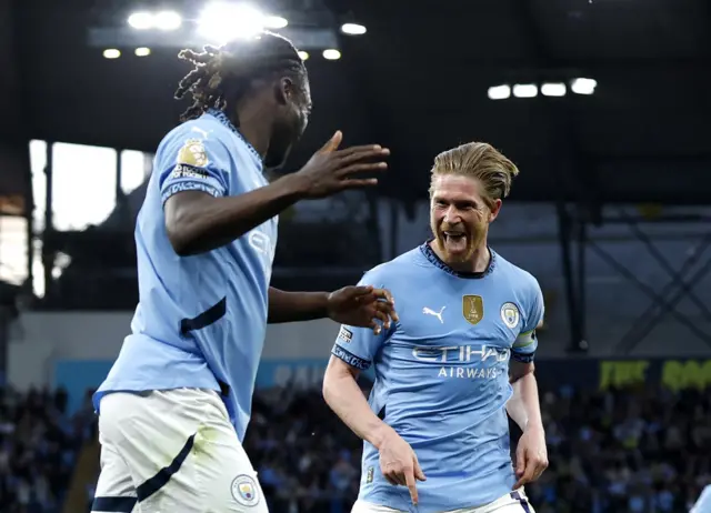 Jeremy Doku and Kevin De Bruyne