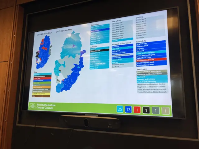 The election map