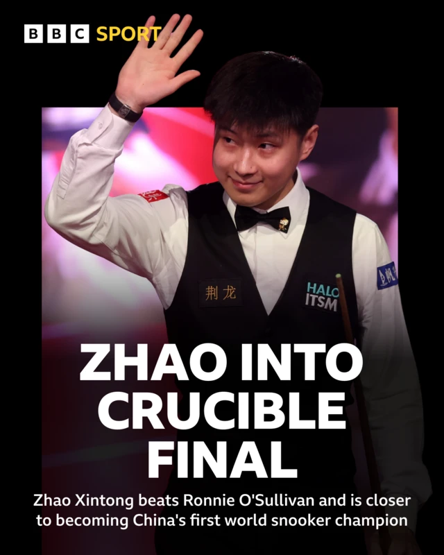 Zhao Xintong wins