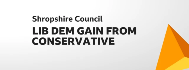 BBC banner - Lib Dem Gain from Conservative