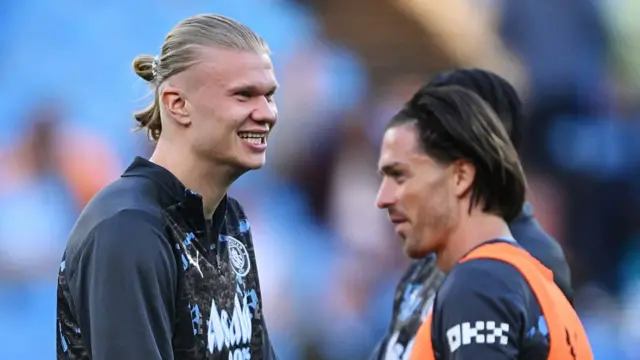 Erling Haaland and Jack Grealish