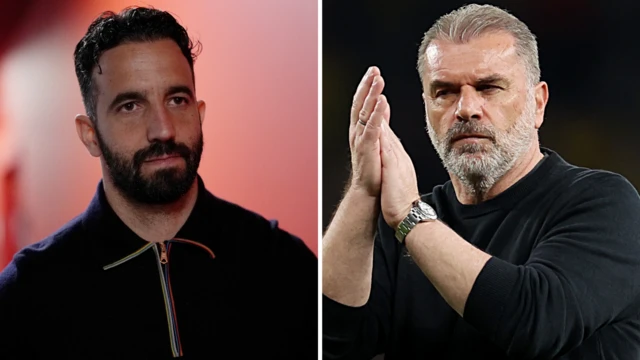 Ruben Amorim and Ange Postecoglou