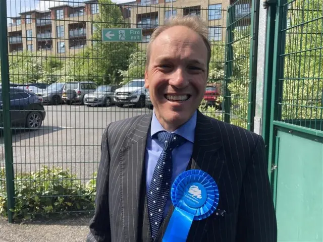 Conservative councillor Marcus Hart smiling at the camera