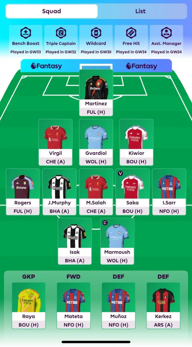 An FPL team