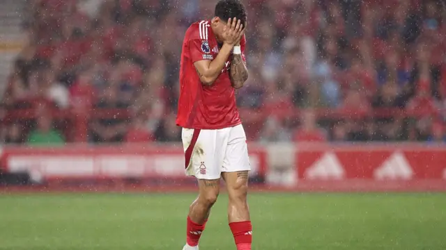 Morgan Gibbs-White in action for Nottingham Forest