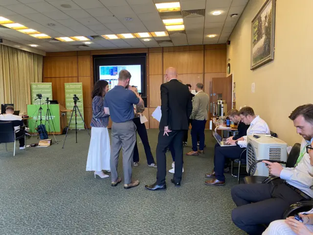 People at county hall